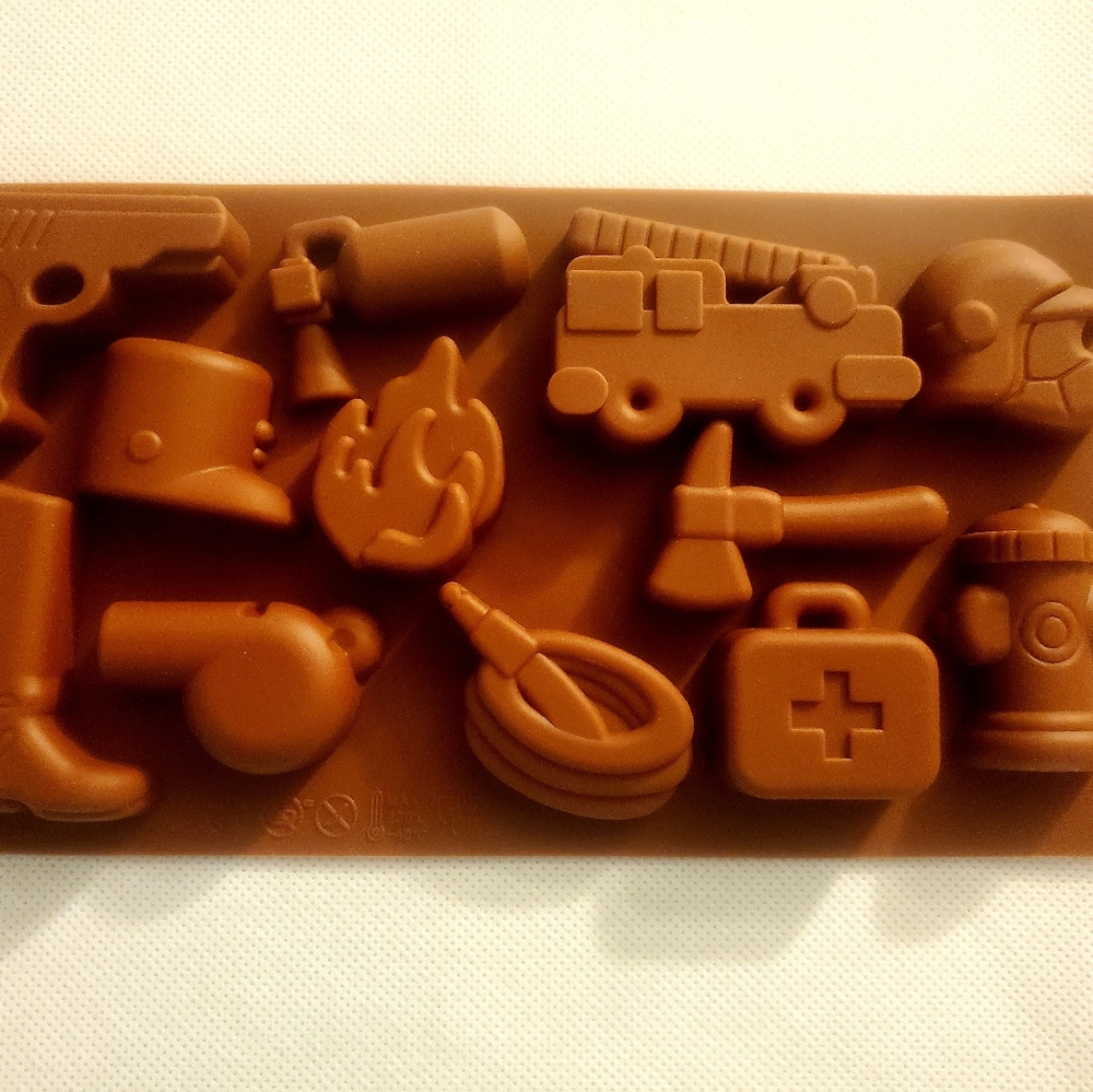Firetruck and Accessories Silicone Mold